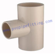 CPVC DIN FITTING FEMALE TEE WITH BRASS THREADE
