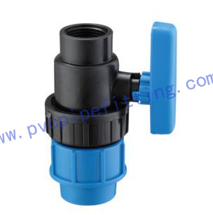PP COMPRESSION FITTING BALL VALVE
